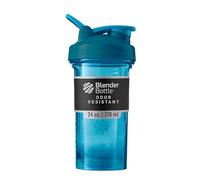 BlenderBottle Shaker Bottle Pro Series Perfect for Protein Shakes and Pre Workout, 24-Ounce, Ocean Blue