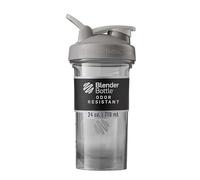 BlenderBottle Shaker Bottle Pro Series Perfect for Protein Shakes and Pre Workout, 24-Ounce, Smoke Grey