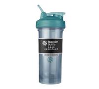 BlenderBottle Shaker Bottle Pro Series Perfect for Protein Shakes and Pre Workout, 28-Ounce, Cerulean Blue