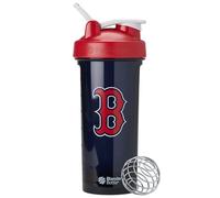 BlenderBottle Shaker Bottle Pro Series Perfect for Protein Shakes and Pre Workout, 28-Ounce, Red/Blue (Boston Red Sox)