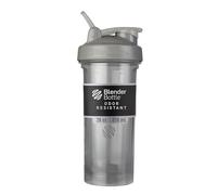BlenderBottle Shaker Bottle Pro Series Perfect for Protein Shakes and Pre Workout, 28-Ounce, Smoke Grey