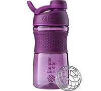 BlenderBottle Sportmixer | Protein Shaker cup | Diet Shaker | Water Bottle | with BlenderBall | 590ml - plum