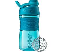 BlenderBottle Sportmixer | Protein Shaker cup | Diet Shaker | Water Bottle | with BlenderBall | 590ml - teal