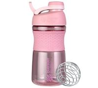 BlenderBottle SportMixer Shaker Bottle Perfect for Protein Shakes and Pre Workout, 28-Ounce, Rose