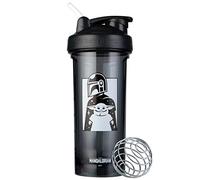 BlenderBottle Star Wars Shaker Bottle Pro Series Perfect for Protein Shakes and Pre Workout, 28-Ounce, Mandalorian & Child (Pack of 1)