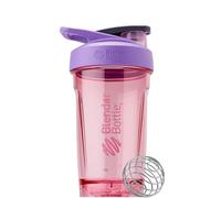 BlenderBottle Strada Shaker Cup, Wire Mixball For Protein Shakes and Pre Workout, 710ml, Purple