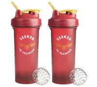 BlenderBottle Wizard Seeker in Training Shaker Bottle 2-Pack - 28oz - BlenderBall Wisk Mixer Ball - Blend Protein Powder, Sport Drinks, Shakes, Smoothies & More