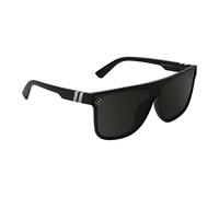 Blenders Eyewear SciFi - Polarized Sunglasses - Single-Lens with a Flat-Top Design - 100% UV Protection - Unisex, Dark Flatter