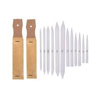Blending Stumps and Tortillions Set,12 Pack Blending Stickss Paper Tortillon with 2 Sandpaper Pencil Sharpener Graphite Blenders for Student Sketch Art Drawing Artist DIY Adults Teens Kids