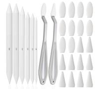Blending Stumps and Tortillions Set, Art Supplies Sketch Drawing Stumps Art Blenders Blending Pencils Sketch Wiper Set for Artists Student Sketch Drawing Tools, Drawing Supplies