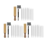 Blending Stumps Tortillions Paper Art Tools, 3 Sets Drawing Shading Blenders, Various Sizes - Enhance Shadows, Smooth Pastels, Ideal for Students Artists
