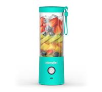 BlendJet Portable Blender for Smoothies & Shakes - 16oz BlendJet 2 Cordless Personal & Small Blender, USB-C Rechargeable & Self Cleaning - Quiet Mini Travel Blender with Stainless Steel Blade (Mint)