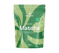 BLENDMSITHS Ceremonial Grade Wakaba Matcha Powder, 100% Japanese Green Tea for Lattes, Baking, Smoothies | 100g Pouch 25 Servings