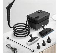 Blendra 1500W Handheld Steam Cleaner 1500ML Large Capacity Tank 6 Gears Cleaning,5 brush heads,Steamer for Kitchen, Bathroom, Car,Carpet (black)