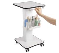 Blendra Beauty Salon Trolley Cart, Salon Spa Rolling Trolley Stand Mobile with Wheel for skincare equipment, makeup, nails, and salon supplies