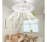 Blendra Ceiling Fans with Lights and remote,48cm 6 Speeds Quiet Operation 3 Dimmable, Fan Lights Ceiling For Bedroom, Living Room,Kitchen,Energy-Efficient & Stylish Design