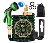 Blendra Expandable Garden Hose 150FT - Hosepipes for Garden Water Hose with 10-Way Spray Nozzle (3/4" & 1/2" Connectors) for Outdoor Gardening, Lawn Care & Home Use - Lightweight Durable