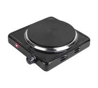 Blendra Hot Plate - 1000W Single Burner Cast Iron Hob | Portable Electric Hob For Cooking, Camping, Kitchen & Travel | Adjustable Temp Control, Fast Boiling & Warming, Splash-Proof Design