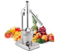 Blendra Manual Juicer Stainless Steel - Fruit Press Citrus Lemon Orange Juicer Portable Fruit Juicer for kitchen, camping, stall setting,easy-to-clean
