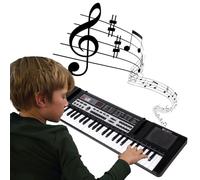 Blendra Piano Keyboard with Microphone,61 Keys Electronic Keyboards for Kids,Musical Educational Toys for Boys Girls Beginners,USB Cable
