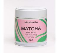 BLENDSMITHS | 100% Pure Ceremonial Grade Matcha Green Tea Powder | Sourced from Uji Kyoto | 30g Tin - 30 servings