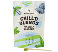 BLENDSMITHS | Chill’d Blends Vanilla Iced Matcha, Ceremonial Japanese Green Tea Blend, 1kg (67 servings)