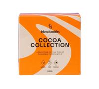 Blendsmiths Gourmet Drinking Chocolate Collection, Cocoa Box - 12 Sachets of 6 Flavors, Vegan, 12 Count