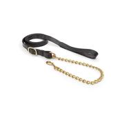 Blenheim Black Lead Rein with Chain - One Size
