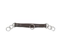 Blenheim Black Leather Curb Chain - Pony