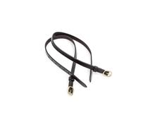 Shires Blenheim Childrens Leather Spur Straps Black