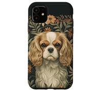 Blenheim Cavalier King Charles Spaniel William Morris Style Case for iPhone 11