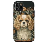 Blenheim Cavalier King Charles Spaniel William Morris Style Case for iPhone 11 Pro