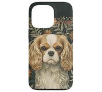 Blenheim Cavalier King Charles Spaniel William Morris Style Case for iPhone 13 Pro