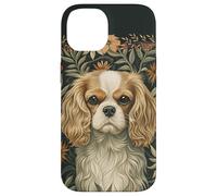 Blenheim Cavalier King Charles Spaniel William Morris Style Case for iPhone 14