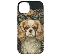 Blenheim Cavalier King Charles Spaniel William Morris Style Case for iPhone 14 Plus