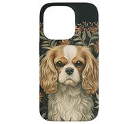 Blenheim Cavalier King Charles Spaniel William Morris Style Case for iPhone 14 Pro