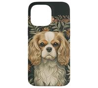 Blenheim Cavalier King Charles Spaniel William Morris Style Case for iPhone 14 Pro Max