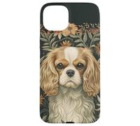 Blenheim Cavalier King Charles Spaniel William Morris Style Case for iPhone 15 Plus