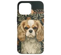 Blenheim Cavalier King Charles Spaniel William Morris Style Case for iPhone 16 Pro Max