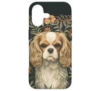 Blenheim Cavalier King Charles Spaniel William Morris Style Case for iPhone 17