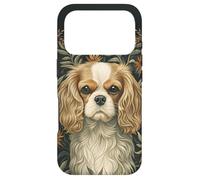 Blenheim Cavalier King Charles Spaniel William Morris Style Case for iPhone 17 Pro