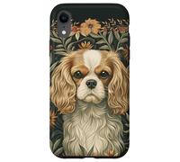 Blenheim Cavalier King Charles Spaniel William Morris Style Case for iPhone XR