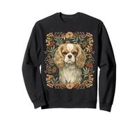 Blenheim Cavalier King Charles Spaniel William Morris Style Sweatshirt