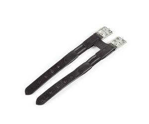Blenheim Elasticated Leather Horse Girth Extension Black (One Size)