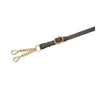 Blenheim Havana Brown Newmarket Chain Lead Rein - Havana - Small
