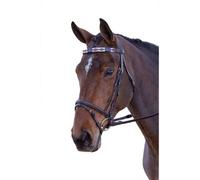 Blenheim Leather Polo Horse Browband Pink/natural/navy (Pony)