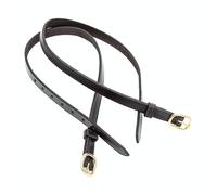 (48cm, Black) Blenheim Leather Spur Straps (Pack of 2)