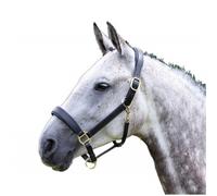 Blenheim Leather Travel Horse Headcollar Black (Full)