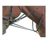 Blenheim Market Harborough Leather Horse Reins Black (Full)