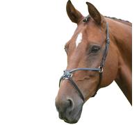 Blenheim Mexican Leather Horse Noseband Black (Cob)